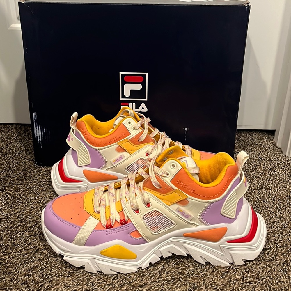 Fila Mixed Media Sneakers size 10